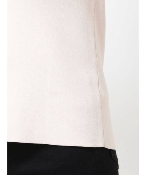 LAGUNAMOON(ラグナムーン)の「ミニマルハーフスリーブニットプルオーバー(ニット/セーター・レディース・アイボリー/ブラック/ラベンダー・FREE)」の12枚目の写真