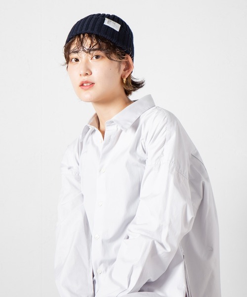 RACAL(ラカル)の「Cotton Linen Standard Knit Cap / コットンリネンスタンダードニットキャップ(ニットキャップ/ビーニー・レディース・ブラック/ベージュ/ネイビー/ブラウン/グレー/オレンジ/マスタード・FREE)」の22枚目の写真
