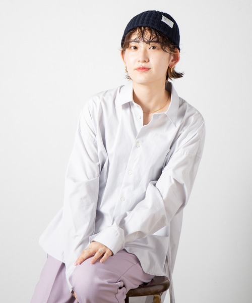 RACAL(ラカル)の「Cotton Linen Standard Knit Cap / コットンリネンスタンダードニットキャップ(ニットキャップ/ビーニー・レディース・ブラック/ベージュ/ネイビー/ブラウン/グレー/オレンジ/マスタード・FREE)」の19枚目の写真