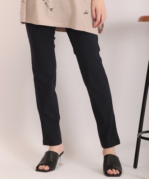 Anna Nicola（アンナニコラ）の「Anna Nicola メリル ハイテンションパンツ（その他パンツ・レディース・ネイビー/グレイッシュベージュ/ブルー/オフホワイト・40/38）」の3枚目の写真