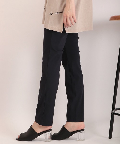 Anna Nicola（アンナニコラ）の「Anna Nicola メリル ハイテンションパンツ（その他パンツ・レディース・ネイビー/グレイッシュベージュ/ブルー/オフホワイト・40/38）」の15枚目の写真