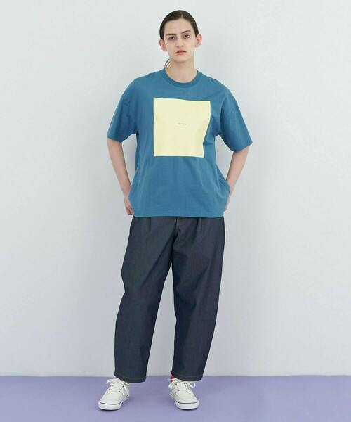 FRAPBOIS PARK（フラボアパーク）の「テイストT（Tシャツ/カットソー・レディース・ブラック/ブルー/ホワイト・1/2）」の16枚目の写真