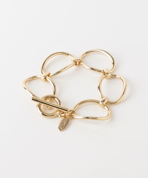 SMELLY（スメリー）の「ビッグオーバルチェーンブレスレット（ブレスレット・レディース・ゴールド・-）」の8枚目の写真