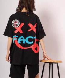 RE730 ビッグシルエットスマイルプリン半袖Tシャツ