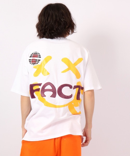 RE730 ビッグシルエットスマイルプリン半袖Tシャツ（Tシャツ/カットソー）｜RE730（アールイーセブンサーティー）