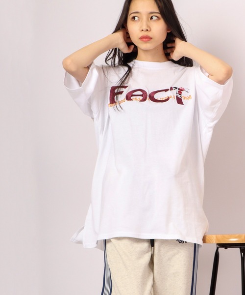 RE730(アールイーセブンサーティー)の「RE730 ビッグシルエットスマイルプリン半袖Tシャツ(Tシャツ/カットソー・メンズ・ホワイト/ブルー/ブルー系その他/ブラック系その他/グリーン/ライトグレー/ブラック・XL/M/L)」の8枚目の写真