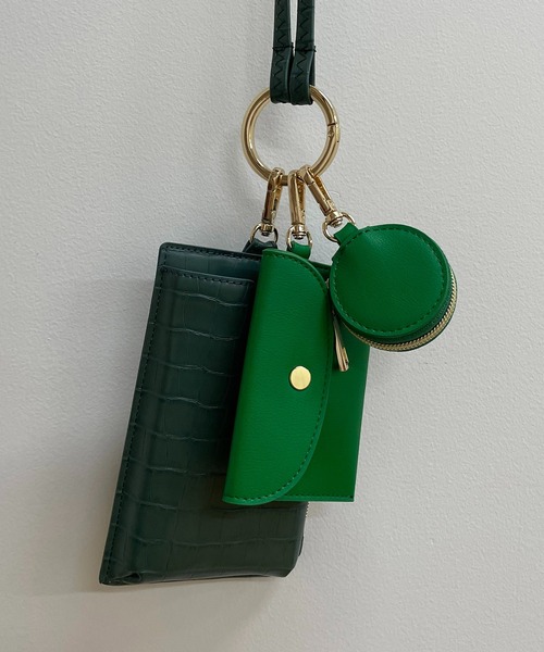 CAPRICIEUX LE'MAGE（カプリシューレマージュ）の「多機能スマホショルダー（ショルダーバッグ・レディース・ホワイト/ブラック/モカ/グリーン・FREE）」の19枚目の写真