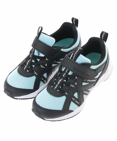 a.v.v（アーヴェヴェ）の「[KIDS]瞬足ULTRA WIDE[WEB限定サイズ]（スニーカー・キッズ・ブラック/ミント/ライトパープル・19/18/22）」の2枚目の写真