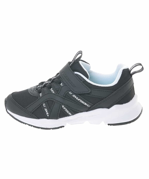 a.v.v（アーヴェヴェ）の「[KIDS]瞬足ULTRA WIDE[WEB限定サイズ]（スニーカー・キッズ・ブラック/ミント/ライトパープル・19/18/22）」の4枚目の写真