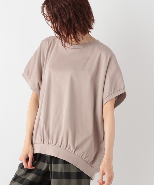 GLOBAL WORK(グローバルワーク)の「なめらかタッチギャザープルオーバー/278859(Tシャツ/カットソー・レディース・ブラック/ベージュ/オフホワイト/グリーン・MEDIUM/LARGE)」の22枚目の写真