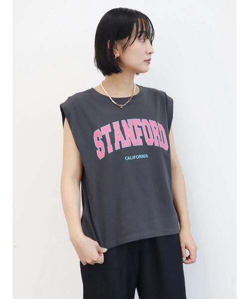 Sugar spoon(シュガースプーン)の「・SUGAR SPOON ロゴptフレンチTシャツ(Tシャツ/カットソー・レディース・チャコールグレー/ブラウン/オフホワイト/カーキ・FREE)」の6枚目の写真