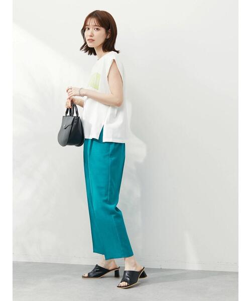 Sugar spoon(シュガースプーン)の「・SUGAR SPOON ロゴptフレンチTシャツ(Tシャツ/カットソー・レディース・チャコールグレー/ブラウン/オフホワイト/カーキ・FREE)」の10枚目の写真