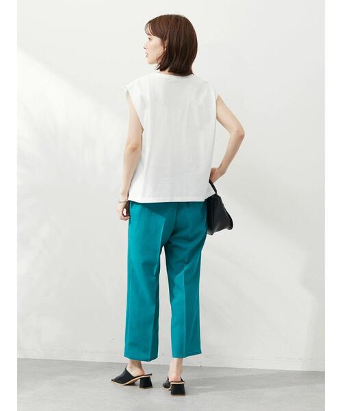 Sugar spoon(シュガースプーン)の「・SUGAR SPOON ロゴptフレンチTシャツ(Tシャツ/カットソー・レディース・チャコールグレー/ブラウン/オフホワイト/カーキ・FREE)」の11枚目の写真