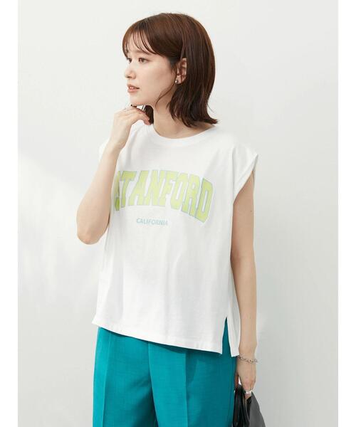 Sugar spoon(シュガースプーン)の「・SUGAR SPOON ロゴptフレンチTシャツ(Tシャツ/カットソー・レディース・チャコールグレー/ブラウン/オフホワイト/カーキ・FREE)」の12枚目の写真