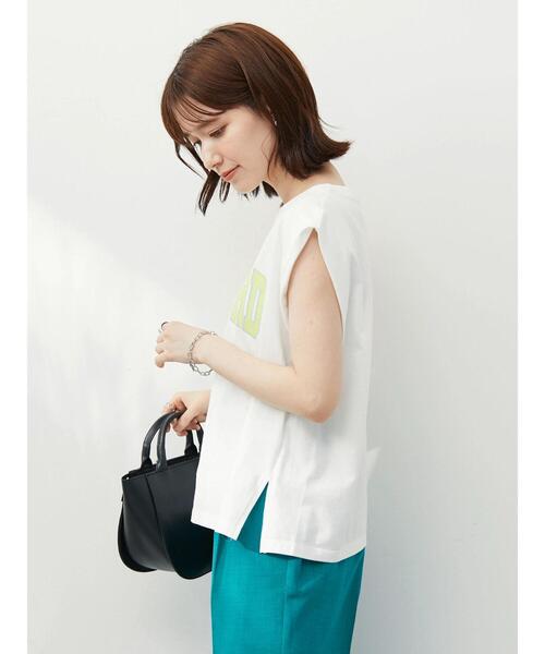 Sugar spoon(シュガースプーン)の「・SUGAR SPOON ロゴptフレンチTシャツ(Tシャツ/カットソー・レディース・チャコールグレー/ブラウン/オフホワイト/カーキ・FREE)」の13枚目の写真