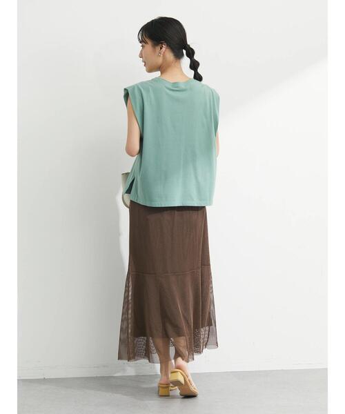 Sugar spoon(シュガースプーン)の「・SUGAR SPOON ロゴptフレンチTシャツ(Tシャツ/カットソー・レディース・チャコールグレー/ブラウン/オフホワイト/カーキ・FREE)」の20枚目の写真