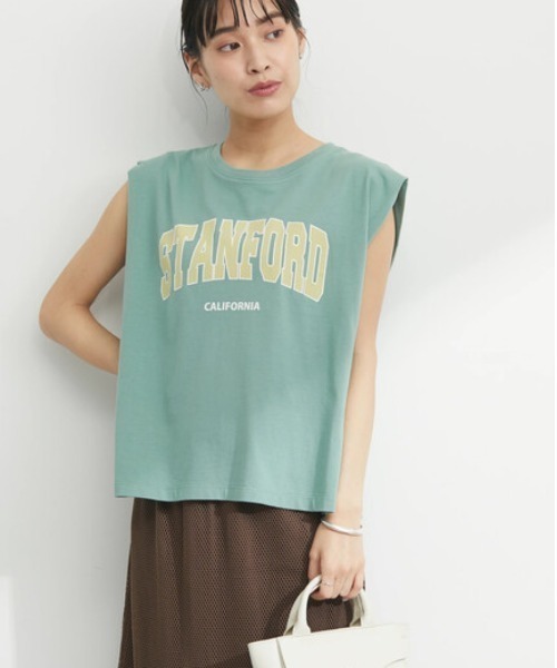 Sugar spoon(シュガースプーン)の「・SUGAR SPOON ロゴptフレンチTシャツ(Tシャツ/カットソー・レディース・チャコールグレー/ブラウン/オフホワイト/カーキ・FREE)」の4枚目の写真