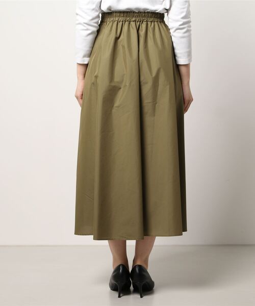 PRIORITY（プライオリティー）の「ふわっと広がる旬のマキシスカー ト トレンド オフィスカジュアル（スカート・レディース・ライトカーキ/オレンジ/カーキ/ブラック/キャメル・38）」の7枚目の写真