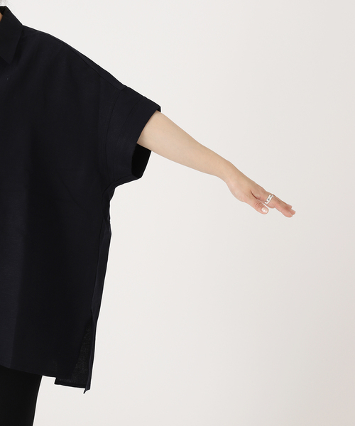 JOURNAL STANDARD（ジャーナルスタンダード）の「スキッパープルオーバー（シャツ/ブラウス・レディース・ホワイト/ベージュ/ネイビー/ピンク・FREE）」の12枚目の写真