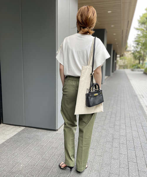 Spick & Span(スピックアンドスパン)の「≪追加2≫COOLフレアフレンチスリーブプルオーバー(ニット/セーター・レディース・ホワイト/ブラック・FREE)」の20枚目の写真