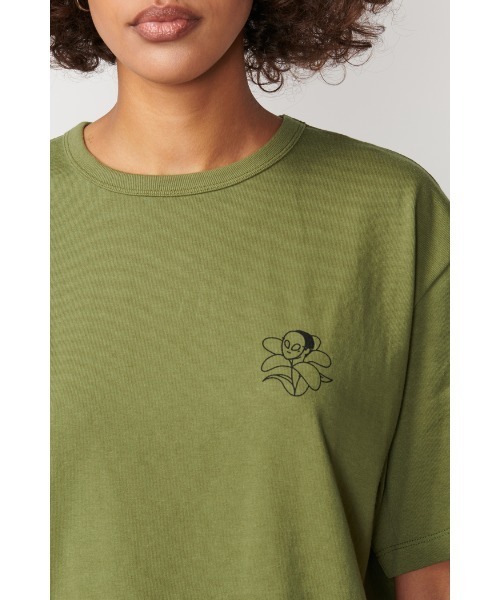 Not So Ape(ノットソーエイプ)の「FLOWER LOGO T-SHIRT(Tシャツ/カットソー・メンズ・ホワイト/レッド/カーキ・MEDIUM/LARGE/X-LARGE)」の18枚目の写真