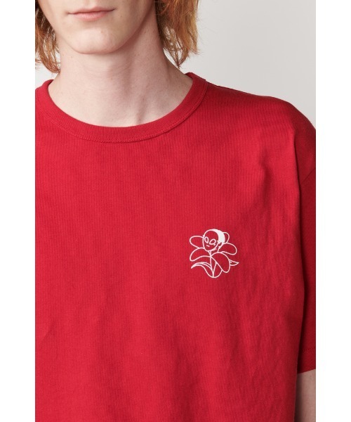 Not So Ape(ノットソーエイプ)の「FLOWER LOGO T-SHIRT(Tシャツ/カットソー・メンズ・ホワイト/レッド/カーキ・MEDIUM/LARGE/X-LARGE)」の10枚目の写真