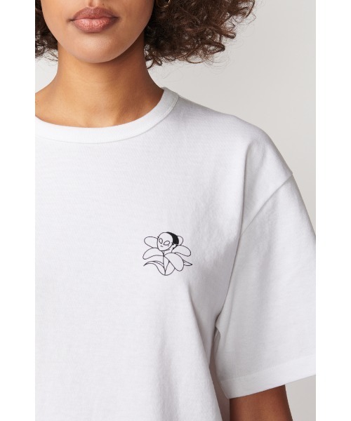Not So Ape(ノットソーエイプ)の「FLOWER LOGO T-SHIRT(Tシャツ/カットソー・メンズ・ホワイト/レッド/カーキ・MEDIUM/LARGE/X-LARGE)」の13枚目の写真