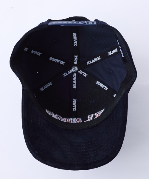 XLARGE（エクストララージ）の「CORDUROY SNAPBACK CAP（キャップ・メンズ・ネイビー/ブラウン/グリーン/ブラック・ONE SIZE）」の11枚目の写真