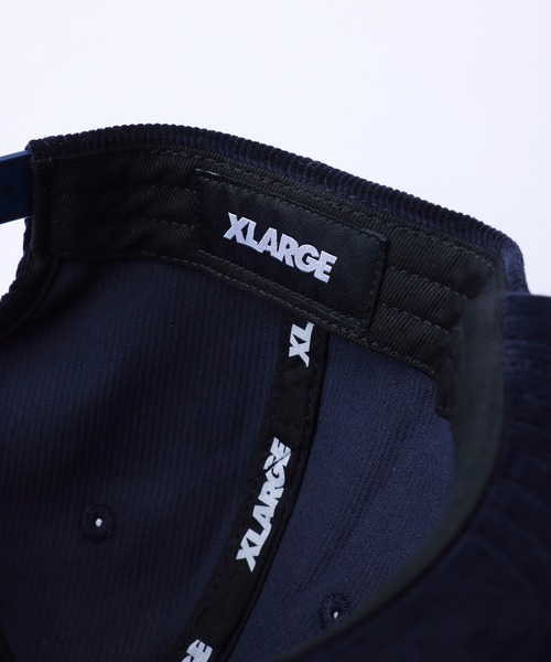 XLARGE（エクストララージ）の「CORDUROY SNAPBACK CAP（キャップ・メンズ・ネイビー/ブラウン/グリーン/ブラック・ONE SIZE）」の14枚目の写真