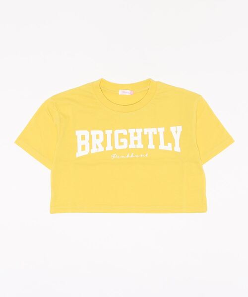 PINKHUNT ピンクハント cカレッジロゴ ショート丈 Tシャツ 6862K