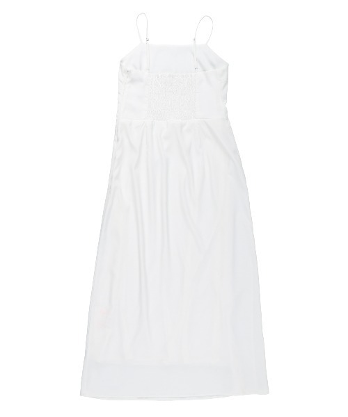 MIRO AMURETTE（ミロアミュレット）の「lily white delicate one piece/ホワイトキャミワンピース（ワンピース・レディース・ホワイト・SMALL/MEDIUM）」の4枚目の写真