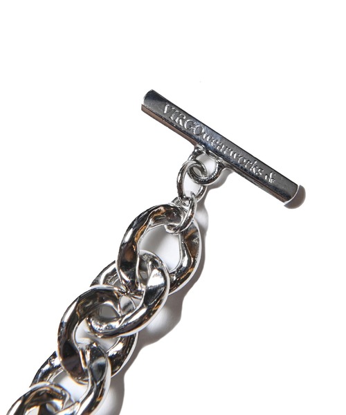 VIRGOwearworks（ヴァルゴウェアワークス）の「CARVED CHAIN BRACELET（ブレスレット・メンズ・シルバー・2/3）」の5枚目の写真