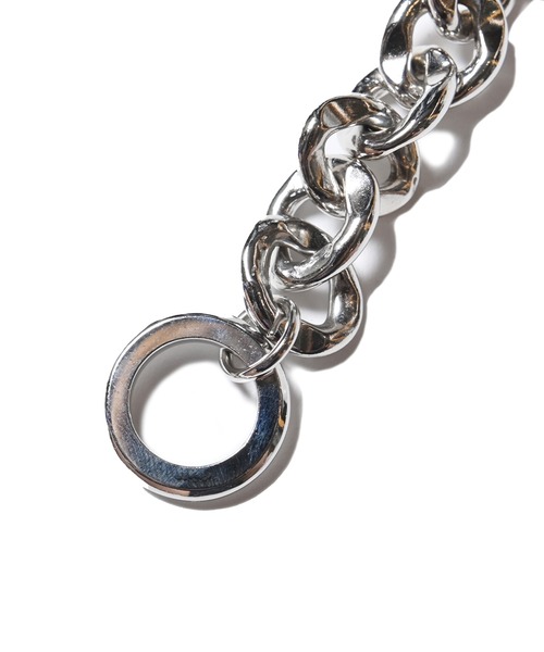 VIRGOwearworks（ヴァルゴウェアワークス）の「CARVED CHAIN BRACELET（ブレスレット・メンズ・シルバー・2/3）」の2枚目の写真