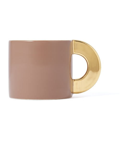 セール】ゴールドハンドル マグ ベージュ（グラス/マグカップ