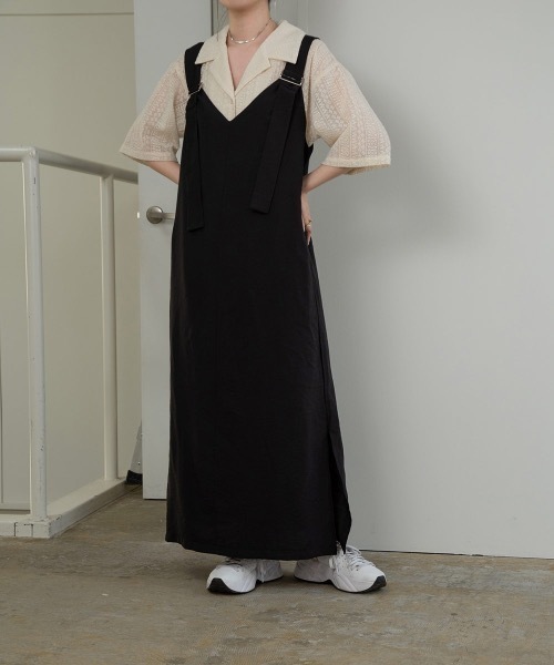 lawgy(ラウジー)の「pattern see through shirt(シャツ/ブラウス・レディース・ブラック/ベージュ/アイボリー・FREE)」の14枚目の写真