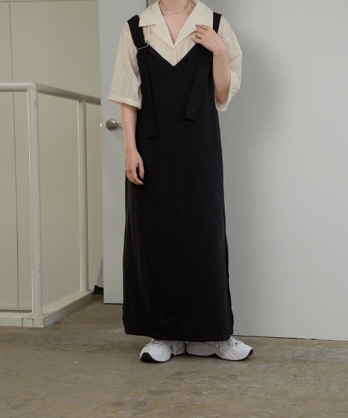 lawgy(ラウジー)の「pattern see through shirt(シャツ/ブラウス・レディース・ブラック/ベージュ/アイボリー・FREE)」の20枚目の写真