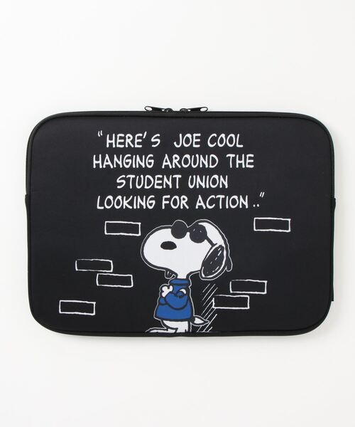 PEANUTS(ピーナッツ)の「PEANUTS/ピーナッツ スヌーピー PCケース(PC・タブレットケース・レディース・ブラック/ブラウン/ホワイト・ONE SIZE)」の4枚目の写真