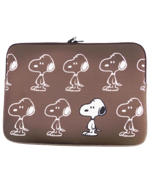 PEANUTS(ピーナッツ)の「PEANUTS/ピーナッツ スヌーピー PCケース(PC・タブレットケース・レディース・ブラック/ブラウン/ホワイト・ONE SIZE)」の3枚目の写真