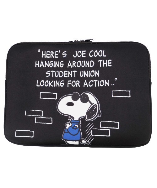 PEANUTS(ピーナッツ)の「PEANUTS/ピーナッツ スヌーピー PCケース(PC・タブレットケース・レディース・ブラック/ブラウン/ホワイト・ONE SIZE)」の2枚目の写真