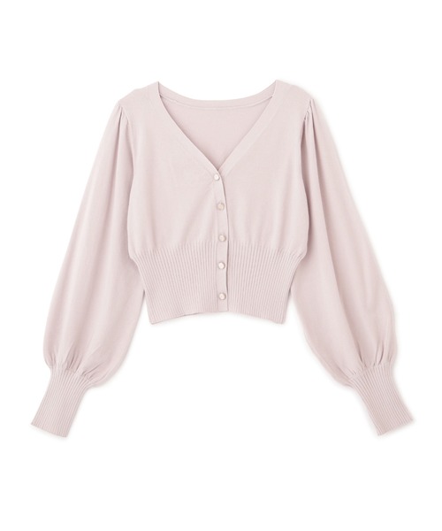 JILL by JILL STUART(ジルバイジルスチュアート)の「◇シルク混Vネックカーディガン(カーディガン/ボレロ・レディース・ブラック/ベージュ/パープル/ブルー/ブラウン・FREE)」の14枚目の写真