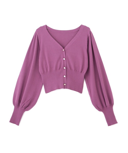JILL by JILL STUART(ジルバイジルスチュアート)の「◇シルク混Vネックカーディガン(カーディガン/ボレロ・レディース・ブラック/ベージュ/パープル/ブルー/ブラウン・FREE)」の22枚目の写真