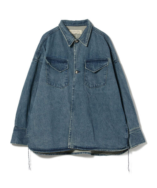 Ray BEAMS(レイビームス)の「REMI RELIEF × Ray BEAMS / 別注 コンチョ シャツ(シャツ/ブラウス・レディース・ブルー/ブラック・ONE SIZE)」の7枚目の写真