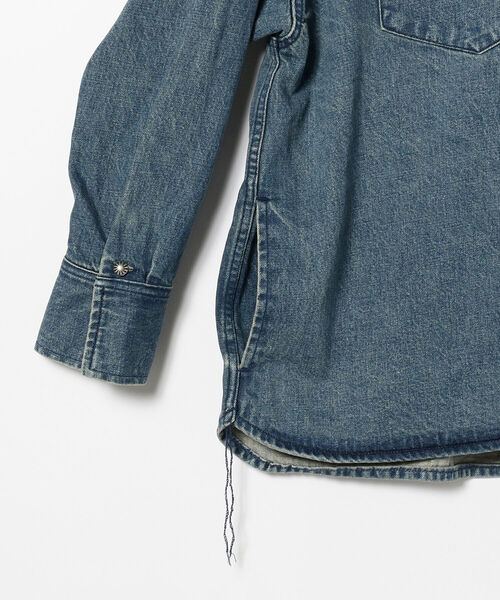 Ray BEAMS(レイビームス)の「REMI RELIEF × Ray BEAMS / 別注 コンチョ シャツ(シャツ/ブラウス・レディース・ブルー/ブラック・ONE SIZE)」の9枚目の写真