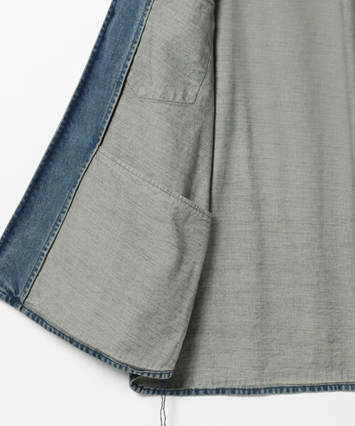 Ray BEAMS(レイビームス)の「REMI RELIEF × Ray BEAMS / 別注 コンチョ シャツ(シャツ/ブラウス・レディース・ブルー/ブラック・ONE SIZE)」の10枚目の写真