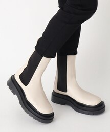 ◆【レイン対応】カラータンクソールサイドゴアブーツ