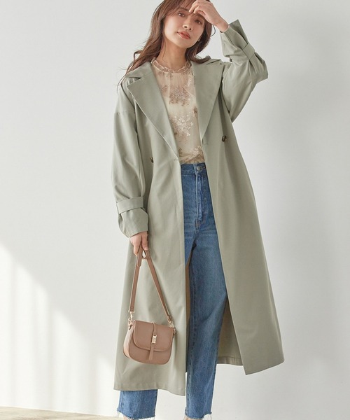 ブランド古着 トレンチコート トレンチコート Mysty Woman ミスティウーマン のファッション通販 Zozoused