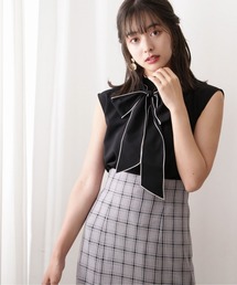 PROPORTION BODY DRESSING | ２ｗａｙ配色メローリボンブラウス / 1212210800(シャツ/ブラウス)