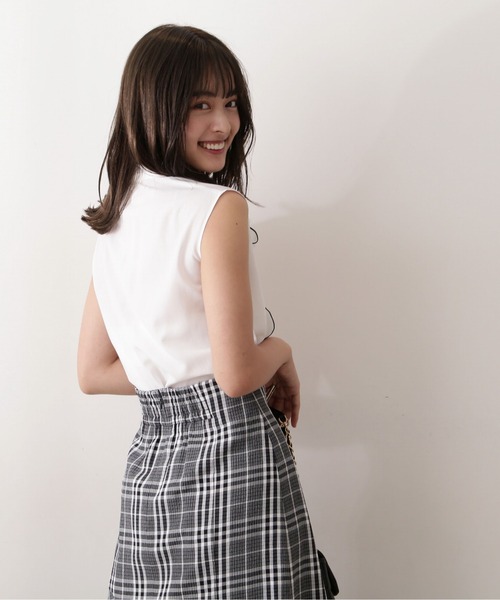 PROPORTION BODY DRESSING（プロポーションボディドレッシング）の「２ｗａｙ配色メローリボンブラウス / 1212210800（シャツ/ブラウス・レディース・ホワイト/カーキ/ブラック・FREE）」の5枚目の写真