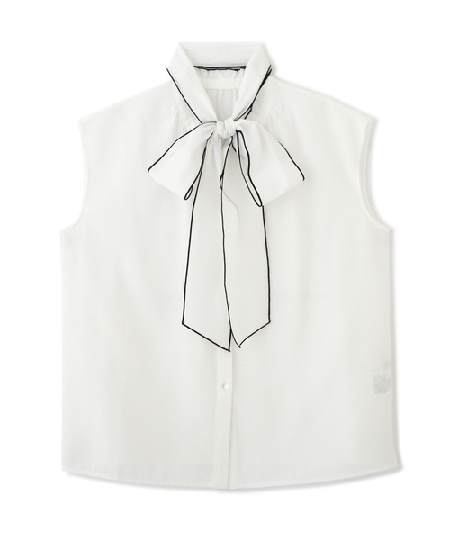 PROPORTION BODY DRESSING（プロポーションボディドレッシング）の「２ｗａｙ配色メローリボンブラウス / 1212210800（シャツ/ブラウス・レディース・ホワイト/カーキ/ブラック・FREE）」の12枚目の写真