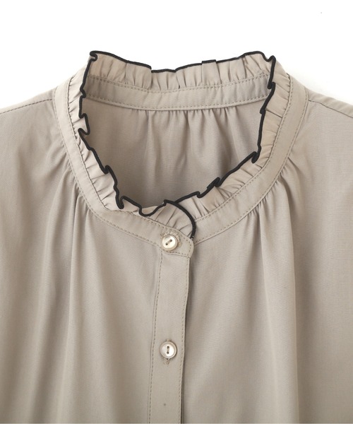 PROPORTION BODY DRESSING（プロポーションボディドレッシング）の「２ｗａｙ配色メローリボンブラウス / 1212210800（シャツ/ブラウス・レディース・ホワイト/カーキ/ブラック・FREE）」の20枚目の写真